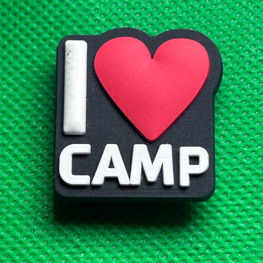 🌼 (5/$10 or 10/$15) NEW “I LOVE Camping” Croc Charm Collection I love camp
